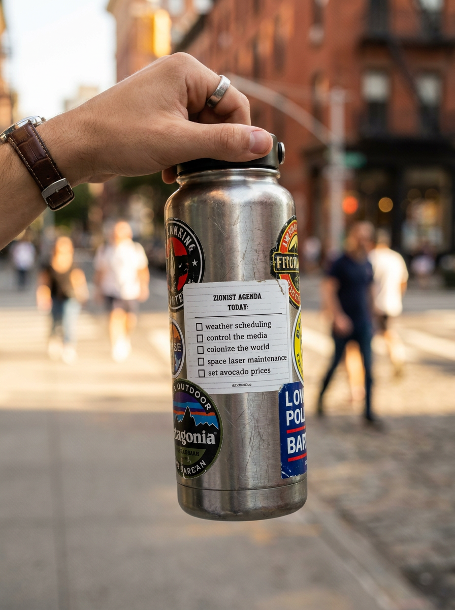 ZIONIST AGENDA TODAY Sticker