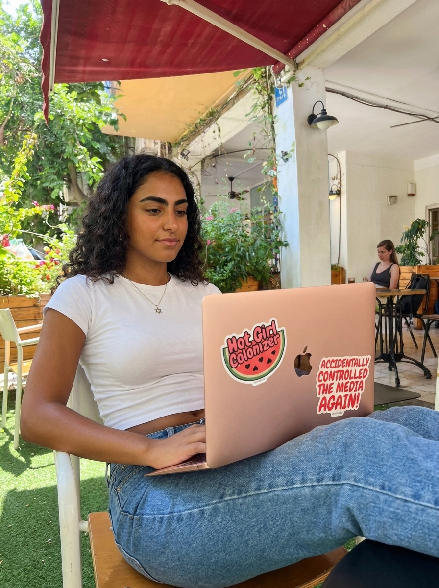 HOT GIRL COLONIZER Sticker