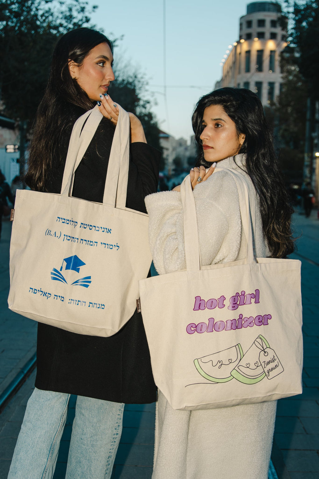 Hot Girl Colonizer Tote — lifestyle