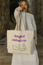 Hot Girl Colonizer Tote — lifestyle