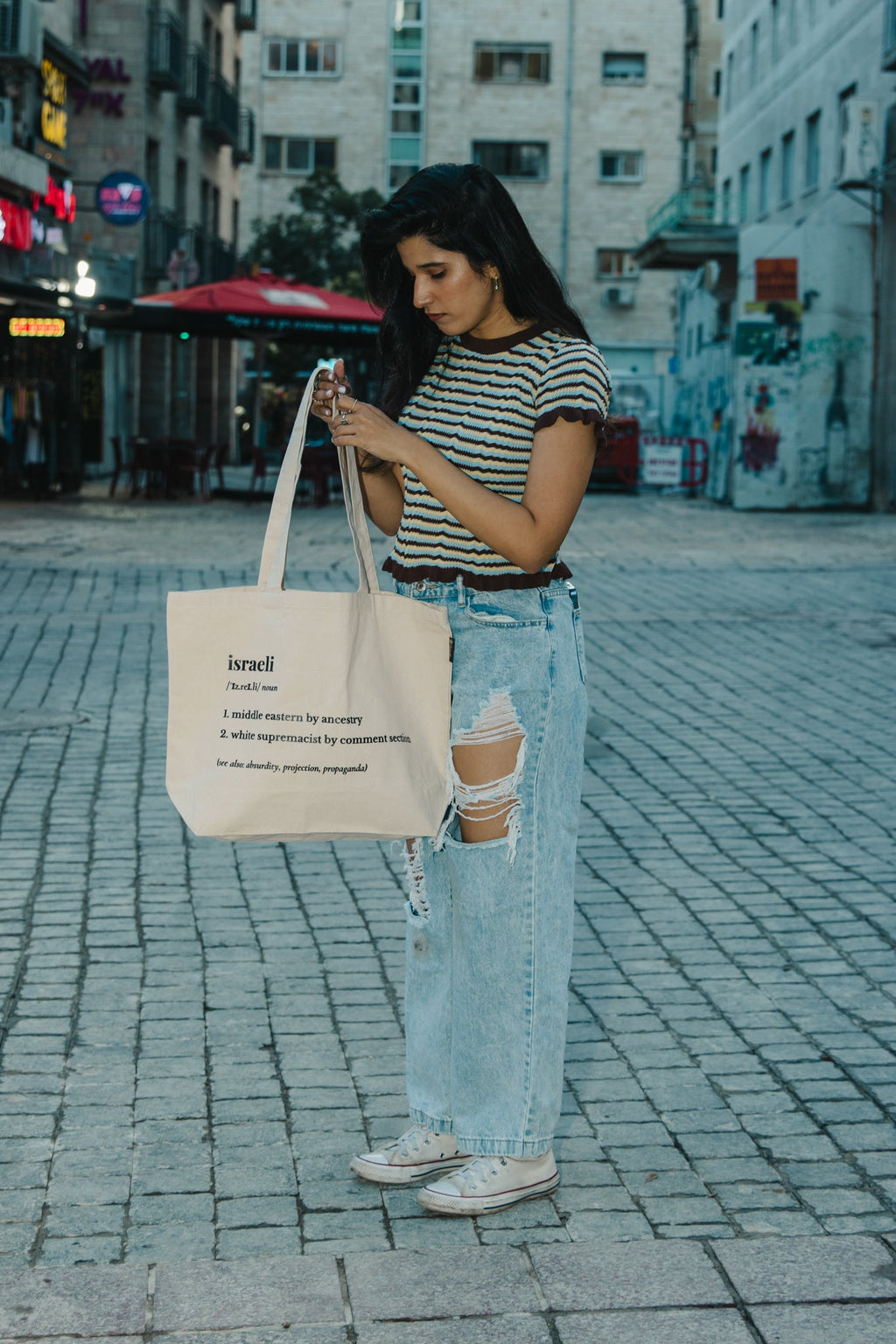 Middle Eastern By Birth Tote — lifestyle