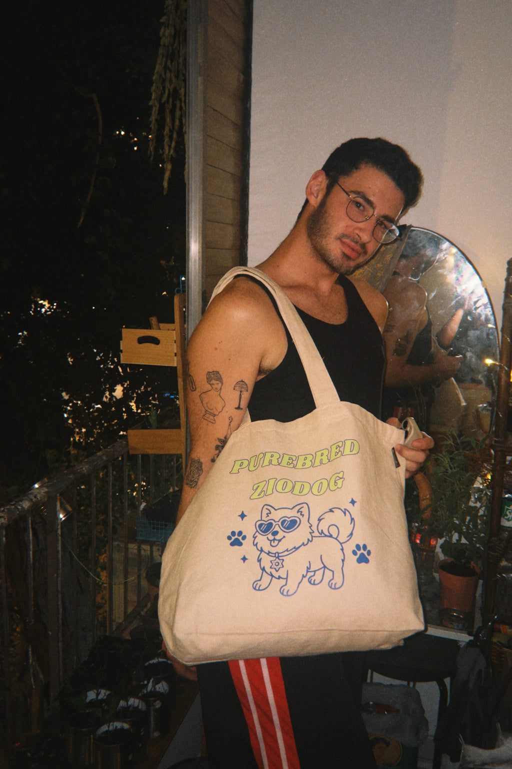 Purebred Ziodog Tote — lifestyle