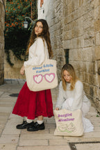Slutty Little Zionist Tote — lifestyle