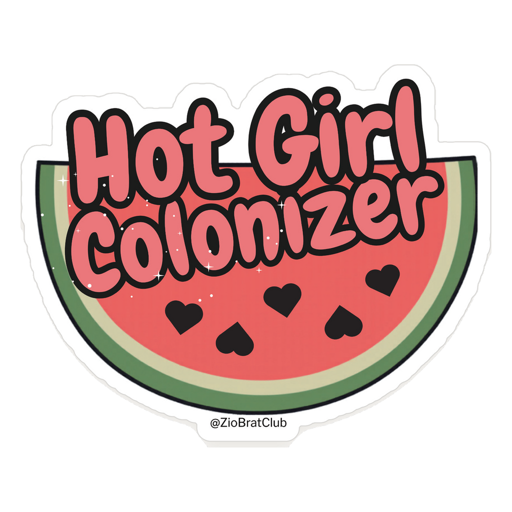 Hot Girl Colonizer Sticker