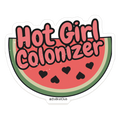 Hot Girl Colonizer Sticker