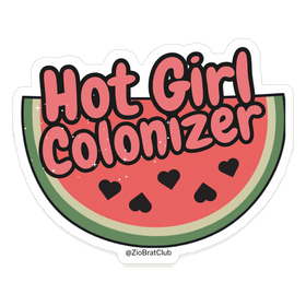 HOT GIRL COLONIZER Sticker