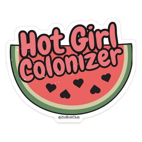 Hot Girl Colonizer Sticker