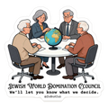 Jewish World Domination Council Sticker