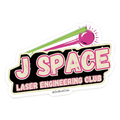 J Space Laser Engineering Club Sticker