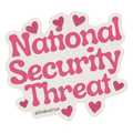 National Security Threat Sticker