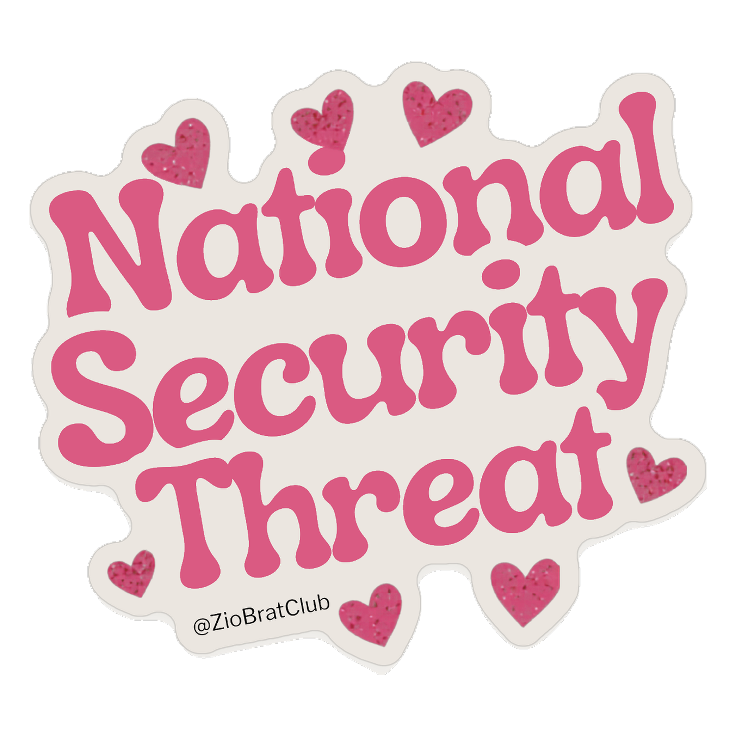 National Security Threat Sticker