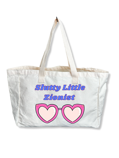 SLUTTY LITTLE ZIONIST Tote Bag